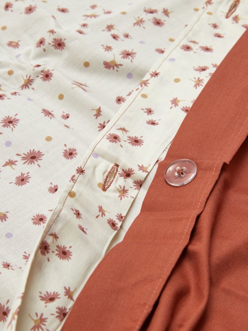 Parure de lit housse de couette (140 x 200cm)  + taie d'oreiller - 2 pièces - Kiabi