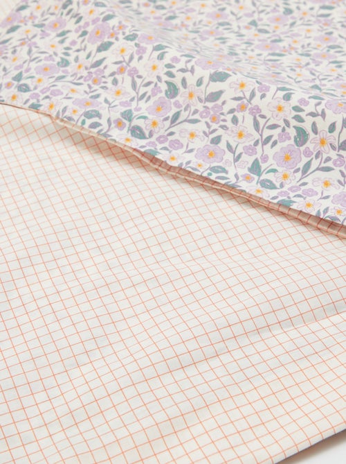 Parure de lit housse de couette (140 x 200cm)  + taie d'oreiller - 2 pièces - Kiabi