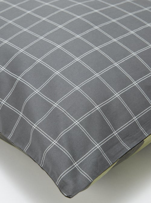 Parure de lit housse de couette (240x220 cm) + taies d'oreiller - Kiabi