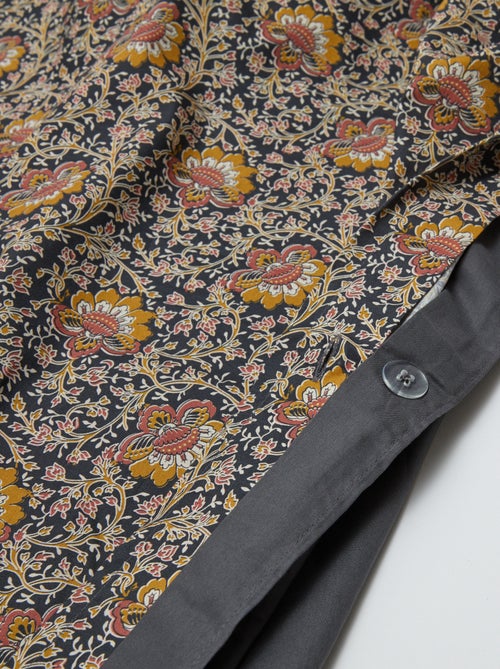 Parure de lit housse de couette + taies d'oreiller - Kiabi