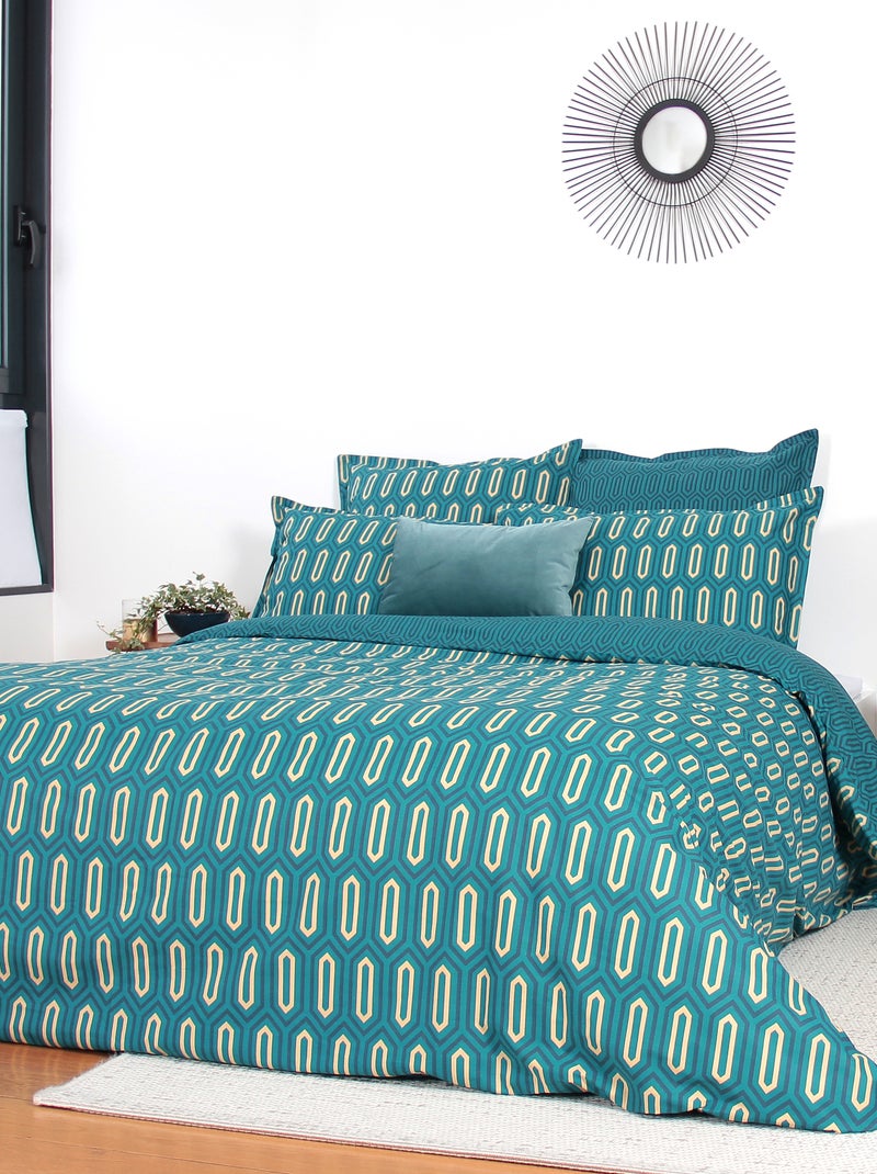 Fantastique Nuit Loup Parure De Lit 90 X 190 Cm Pour 1 Personnes, Bleu