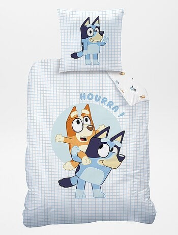 Parure de lit imprimé 'Bluey' - 1 personne