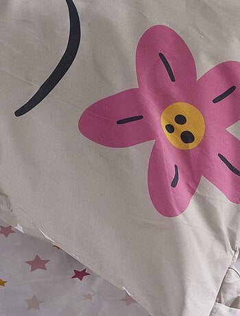 Parure de lit imprimé chat - 1 personne