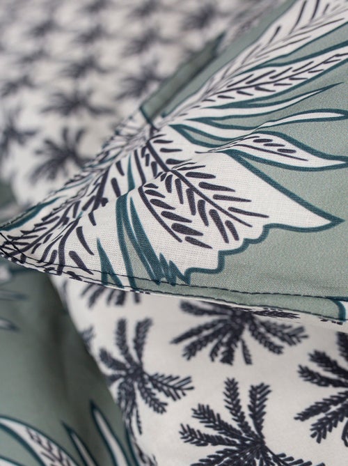 Parure de lit imprimé fantaisie - 2 personnes - Kiabi