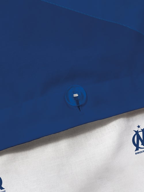 Parure de lit imprimé 'Olympique de Marseille' - 2 personnes - Kiabi