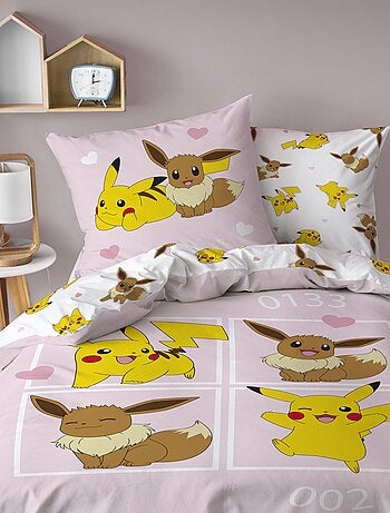 Parure de lit imprimé 'Pokemon'