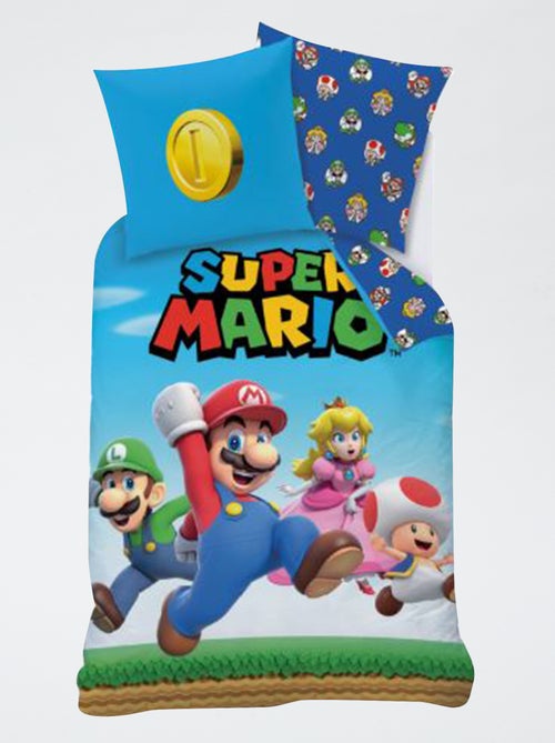 Parure de lit imprimé 'Super Mario' - 1 personne - Kiabi