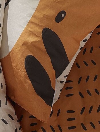 Parure de lit imprimé tigre - 1 personne