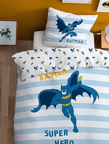Parure de lit imprimée 100% coton, batman team