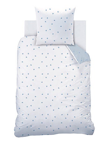 Parure de lit imprimée 100% coton, cumulus