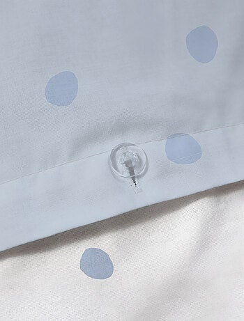 Parure de lit imprimée 100% coton, cumulus