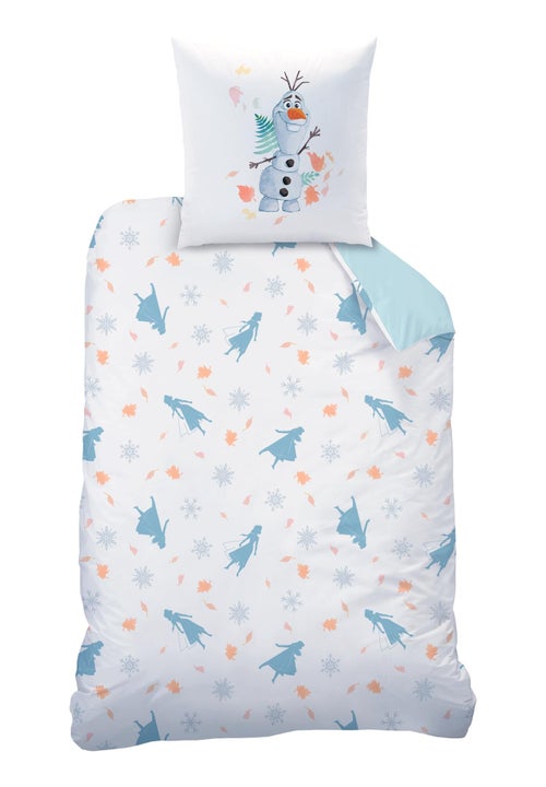 Parure de lit imprimée 100% coton, disney home frozen sisters - Kiabi