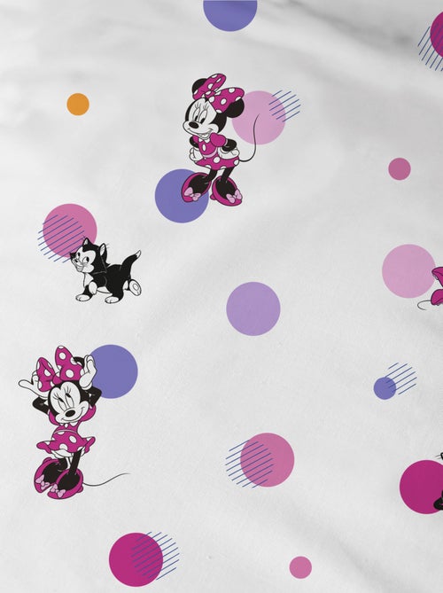 Parure de lit imprimée 100% coton, disney home minnie jolie - Kiabi Parure de lit imprimée 100% coton, disney home minnie jolie - Kiabi