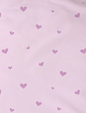 Parure de lit imprimée 100% coton, disney home stitch cupidon