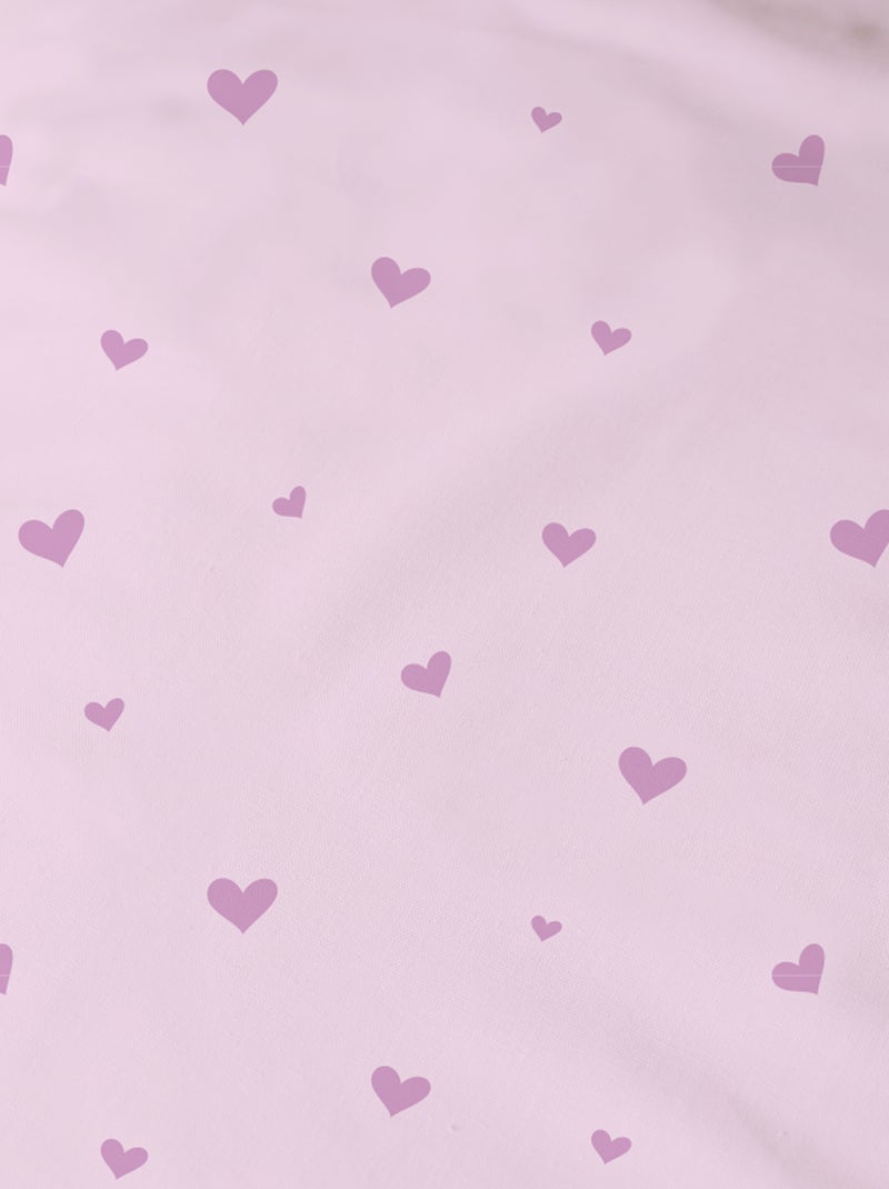 Parure de lit imprimée 100% coton, disney home stitch cupidon Rose - Kiabi