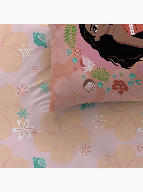 Parure de lit imprimée 100% coton, disney home vaiana fleur - Kiabi Parure de lit imprimée 100% coton, disney home vaiana fleur - Kiabi