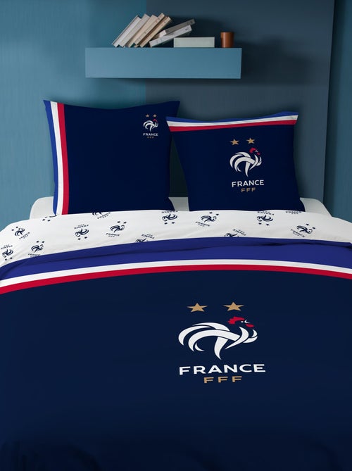 Parure de lit imprimée 100% coton, fff drapeau - Kiabi Parure de lit imprimée 100% coton, fff drapeau - Kiabi