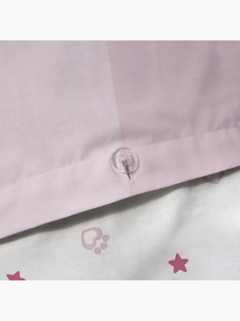 Parure de lit imprimée 100% coton, gabby et la maison magique tendresse Rose - Kiabi