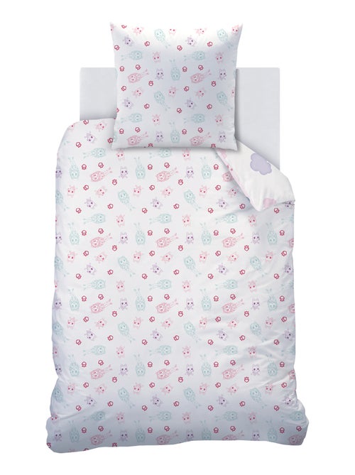 Parure de lit imprimée 100% coton, gabby et la maison magique world - Kiabi
