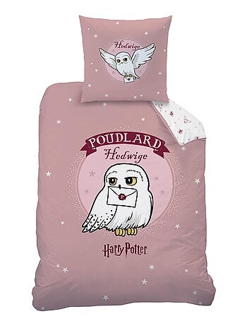 Parure de lit imprimée 100% coton, harry potter fly