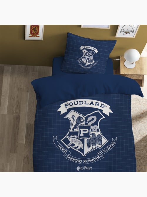 Parure de lit imprimée 100% coton, harry potter preppy - Kiabi Parure de lit imprimée 100% coton, harry potter preppy - Kiabi