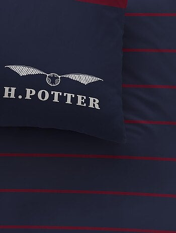 Parure de lit imprimée 100% coton, harry potter stripe