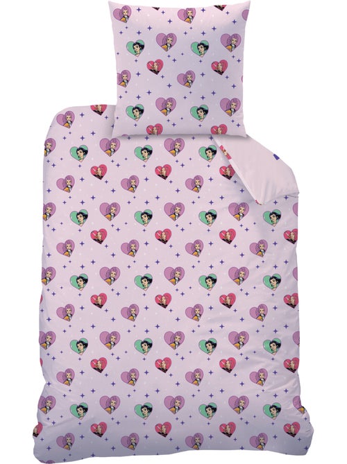 Parure de lit imprimée 100% coton, kpop demon hunters heart - Kiabi Parure de lit imprimée 100% coton, kpop demon hunters heart - Kiabi