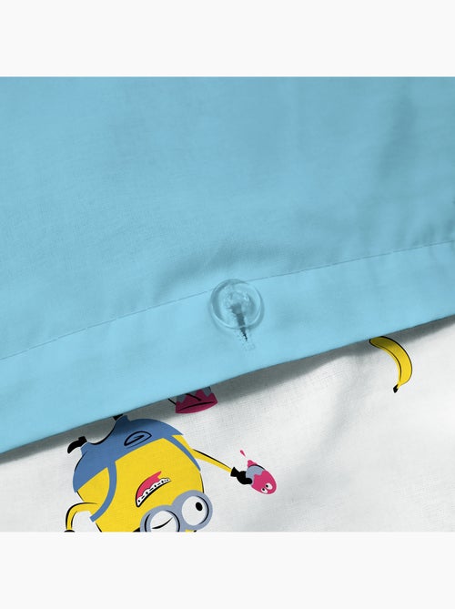 Parure de lit imprimée 100% coton, les minions fête - Kiabi