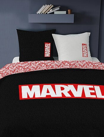 Parure de lit imprimée 100% coton, marvel home identity