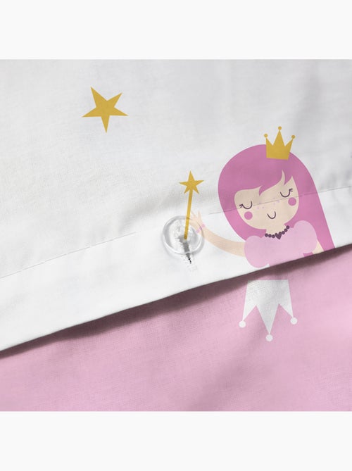 Parure de lit imprimée 100% coton, merveille - Kiabi