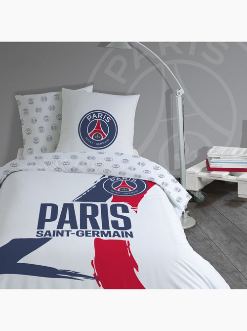 Parure de lit imprimée 100% coton, psg tour - Kiabi Parure de lit imprimée 100% coton, psg tour - Kiabi