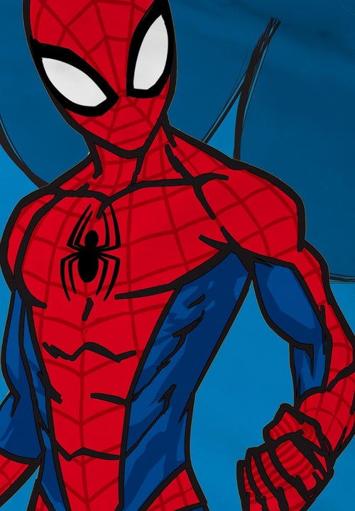 Parure de lit imprimée 100% coton, spiderman home avenger - Kiabi