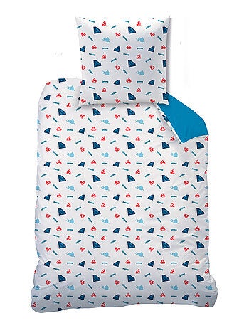 Parure de lit imprimée 100% coton, superman supera