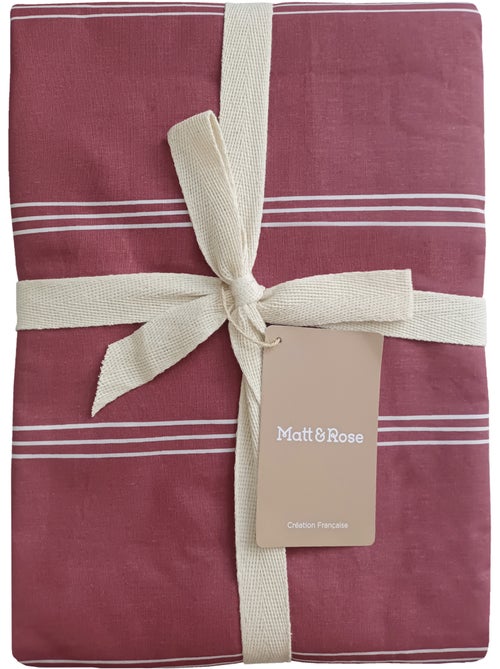Parure de lit imprimée 100% coton, urban stripes - Kiabi Parure de lit imprimée 100% coton, urban stripes - Kiabi