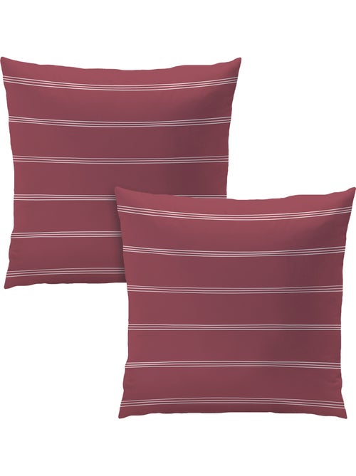 Parure de lit imprimée 100% coton, urban stripes - Kiabi Parure de lit imprimée 100% coton, urban stripes - Kiabi