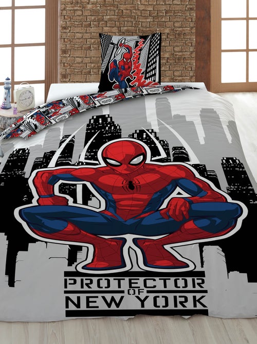 Parure de lit imprimée housse de couette + 1 taie - 1 personne - Kiabi