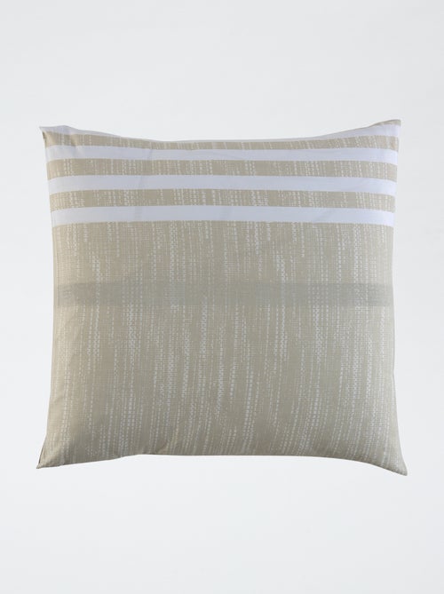 Parure de lit imprimée housse de couette + 2 taies - 2 personnes - Kiabi