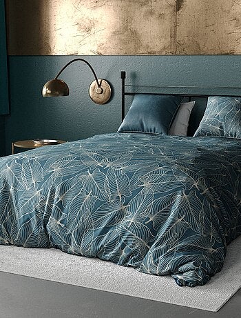 Parure de lit imprimée housse de couette + 2 taies - 2 personnes