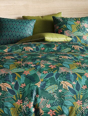 Parure de lit imprimée housse de couette + 2 taies - 2 personnes