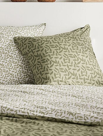 Parure de lit imprimée housse de couette + taies - 2 personnes