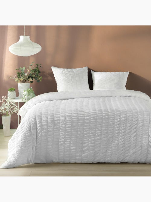 Parure de lit microfibre douceur d'intérieur - Kiabi Parure de lit microfibre douceur d'intérieur - Kiabi