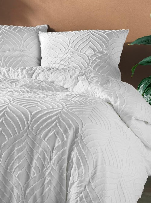 Parure de lit microfibre heltie promo linge - Kiabi Parure de lit microfibre heltie promo linge - Kiabi
