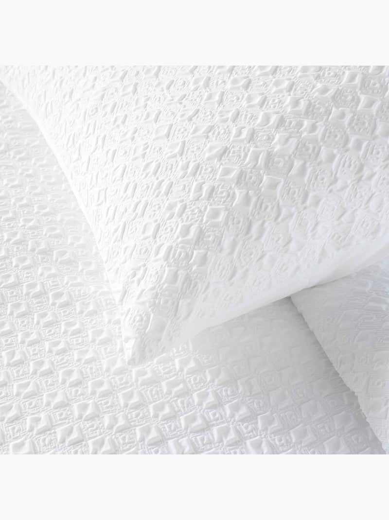 Parure de lit microfibre litea douceur d'intérieur Blanc - Kiabi