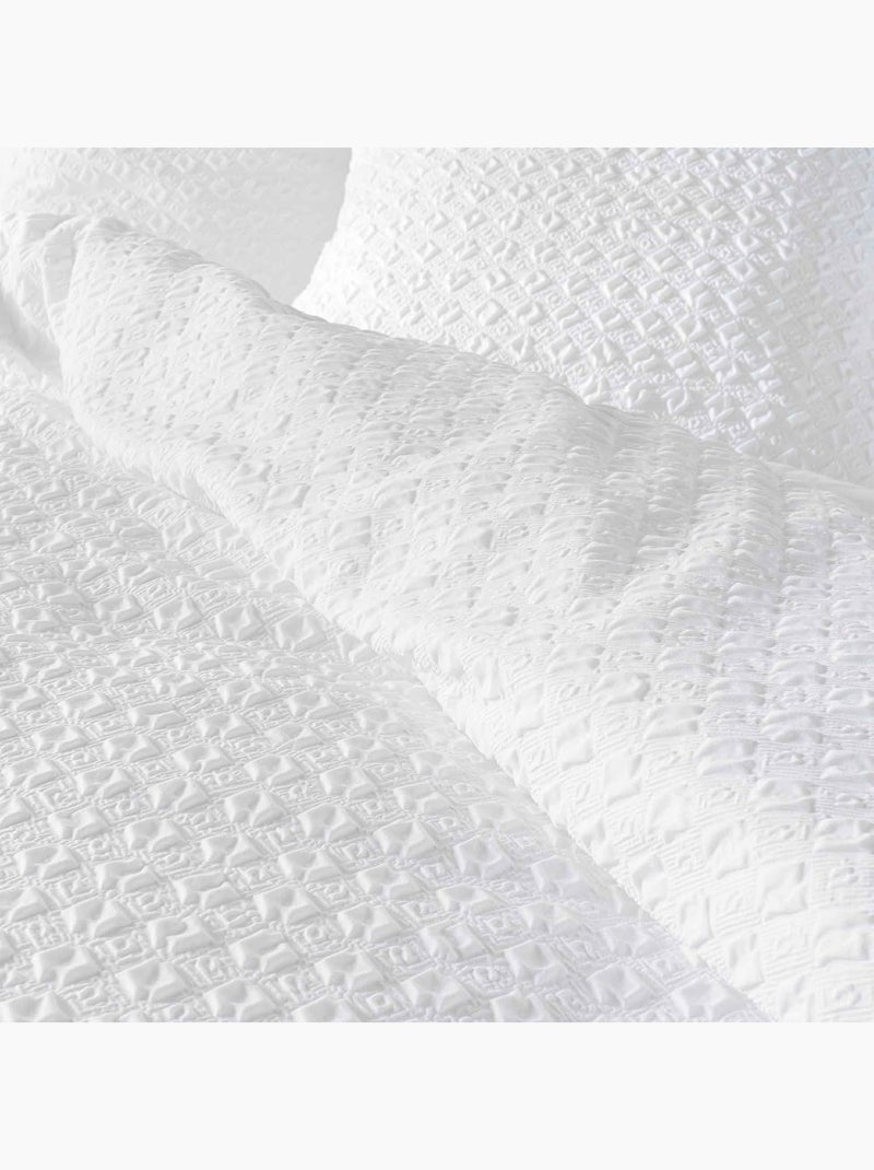 Parure de lit microfibre litea douceur d'intérieur Blanc - Kiabi