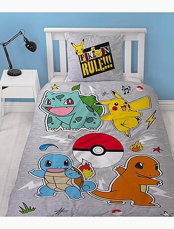 Parure de lit microfibre lyo pokemon