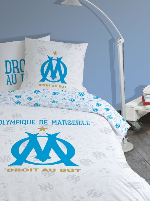 Parure de lit 'Olympique de Marseille' - 1 personne - Kiabi