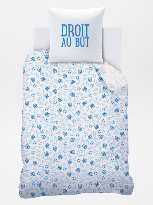 Parure de lit 'Olympique de Marseille' - 1 personne - Kiabi