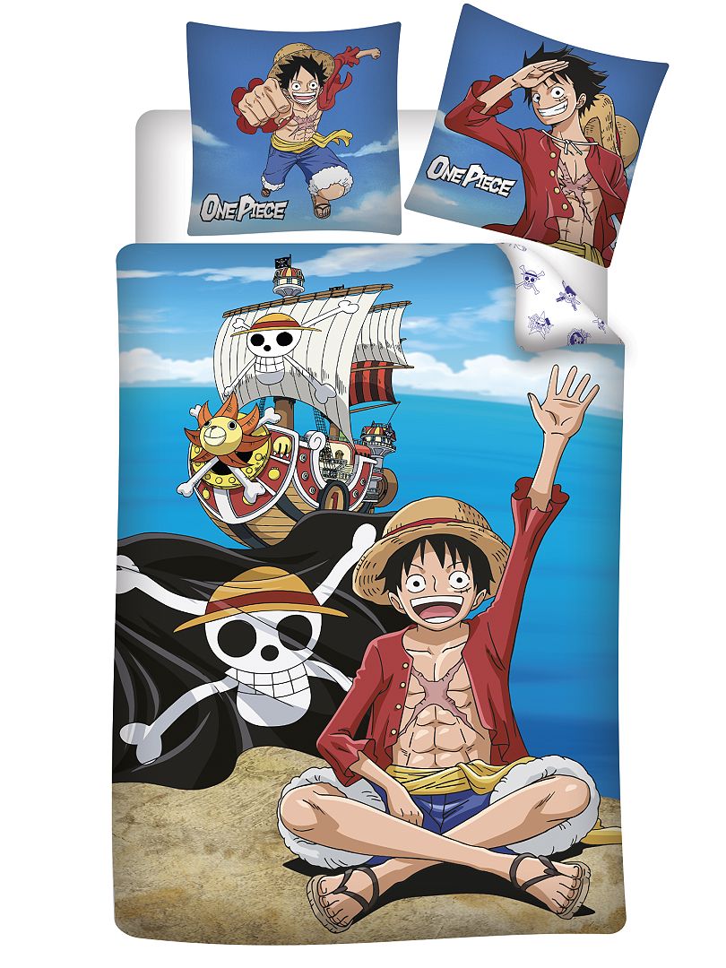 Parure de lit 'One Piece' bleu - Kiabi