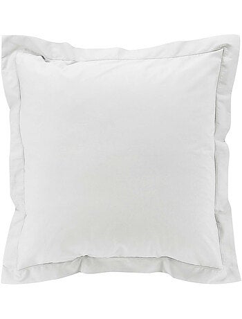 Parure de lit – percale de coton 78 fils – qualité hôtel – 2 taies 63x63 cm