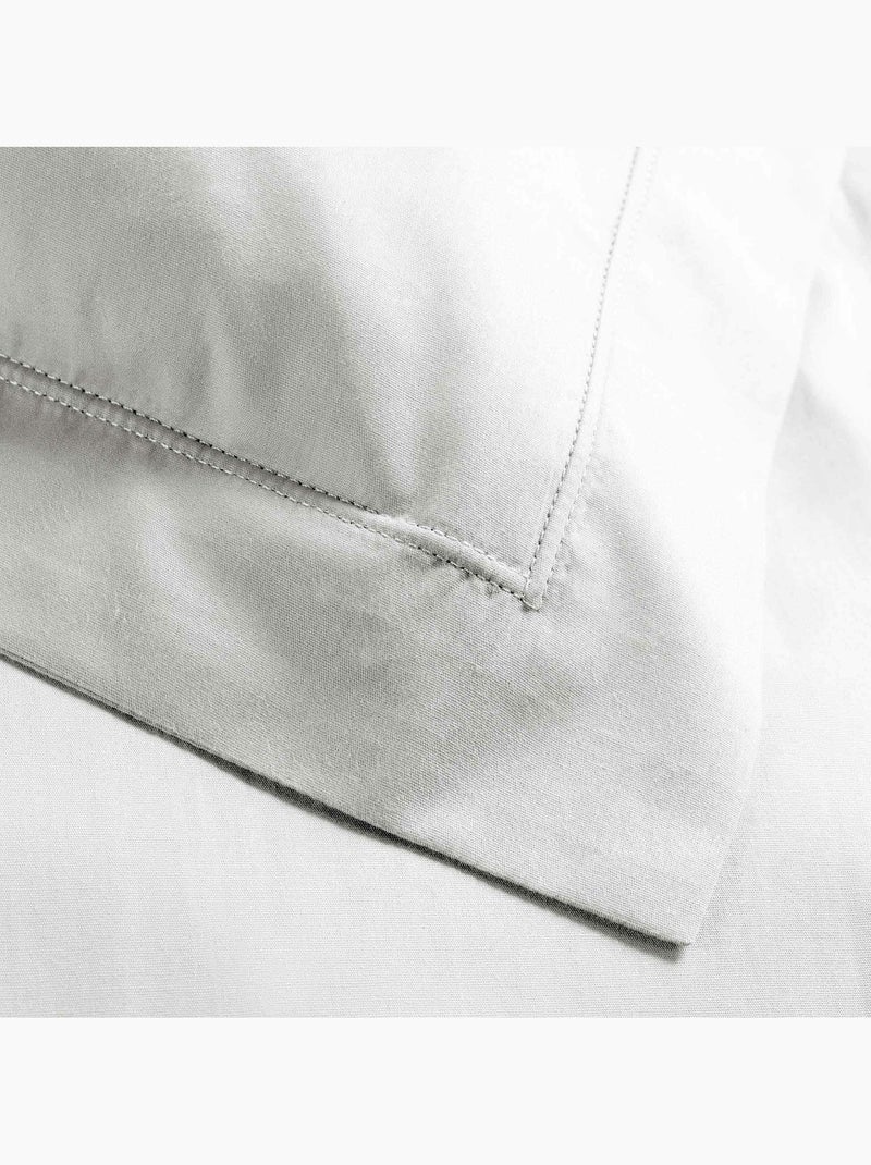 Parure de lit – percale de coton 78 fils – qualité hôtel – 2 taies 63x63 cm Blanc - Kiabi